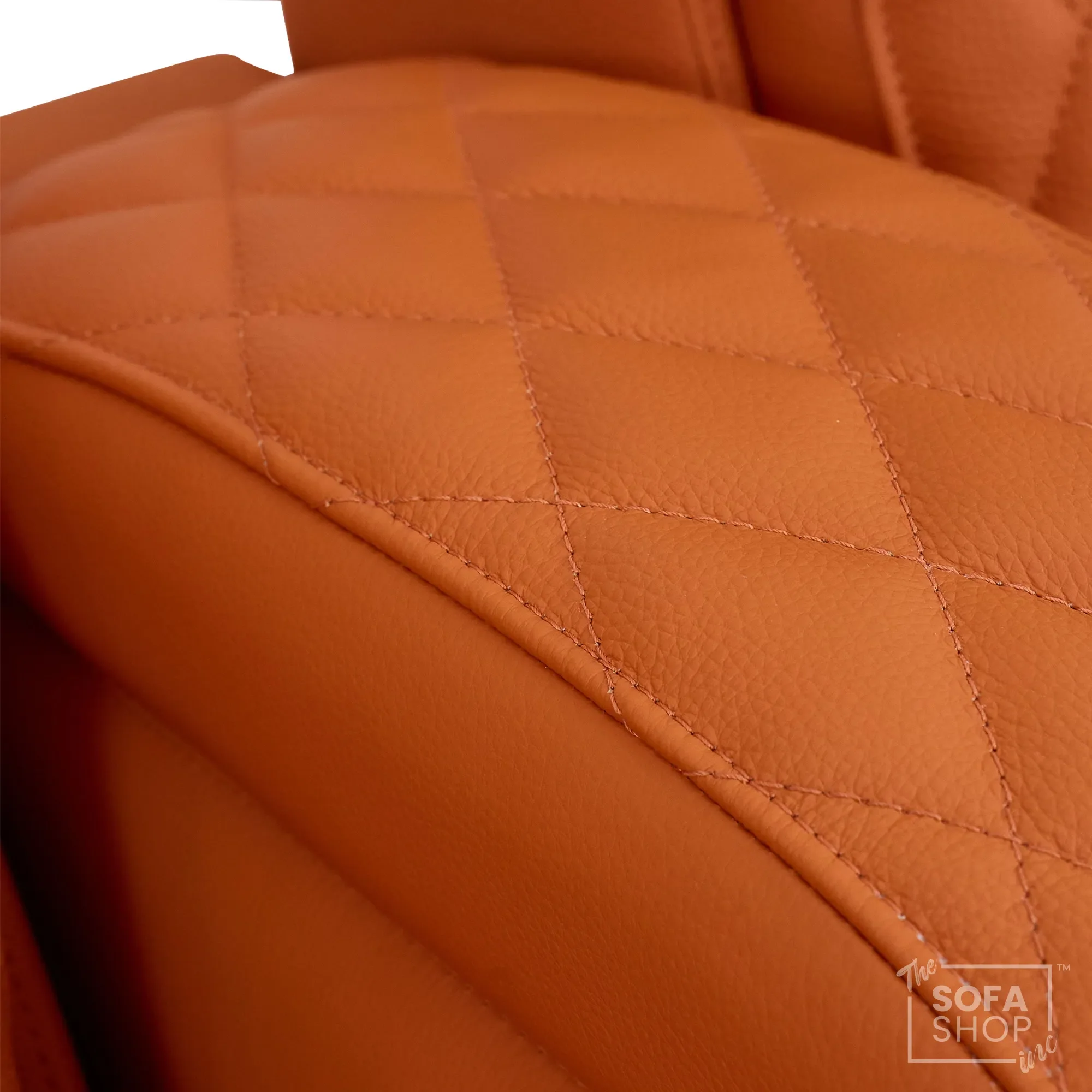 1 Seater Real Leather Electric Recliner Cinema Chair in Orange |Hi-Tech Sofa With Massage & Heat, Power Grommet, LED Cup Holders & Lumbar Support | Assisi | The Sofa Shop - Image 17