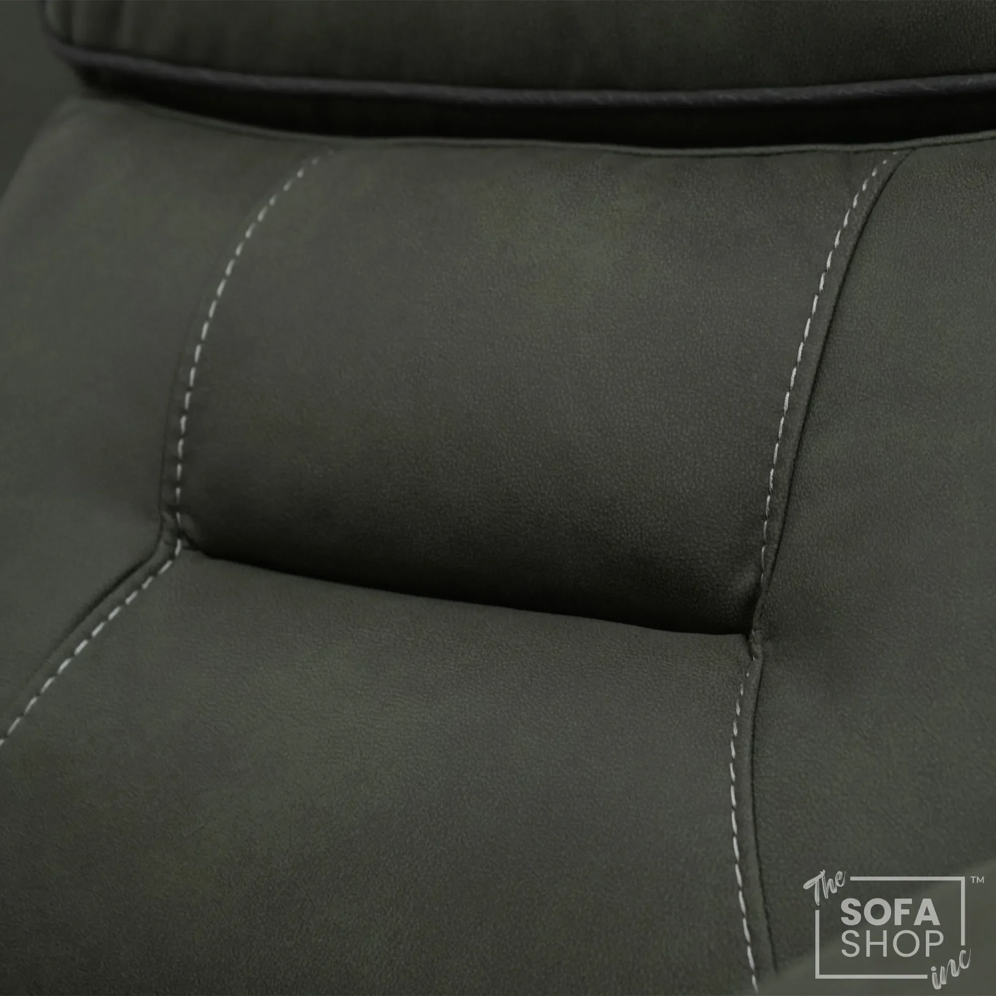 1 Seater Electric Dual Lift Riser Chair In Green Fabric | Hi-Tech Recliner Riser With Massage + Heating Comfort + Power Headrest + LED Light + USB-C | Florence | The Sofa Shop - Image 11