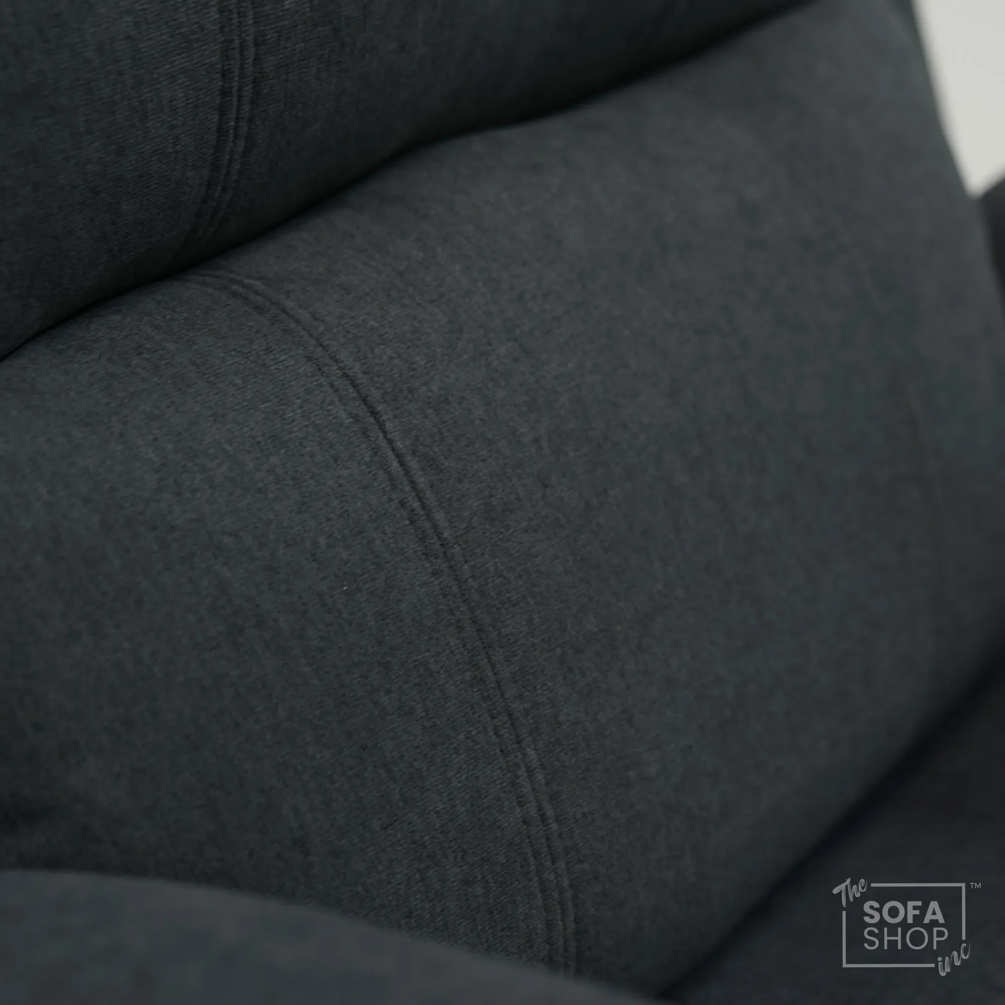 1 Seater Electric Recliner Chair in Grey Fabric | Power Chair with Electric Recline, Padded Lumbar Support, USB+C Charging | Trento | The Sofa Shop - Image 6