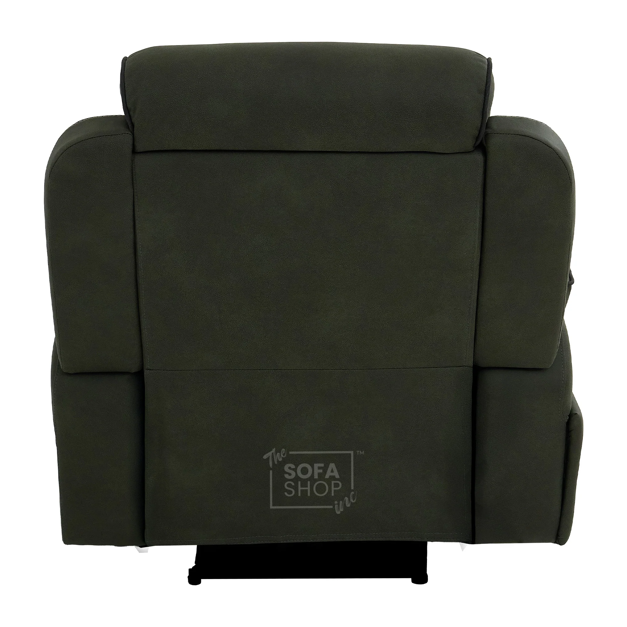 3+1 Green Fabric Electric Recliner Cinema | 2 Piece Sofa Set With Vibration Massage, Heated Lumbar, Wireless Charging & Bluetooth Speakers | Florence | The Sofa Shop - Image 34