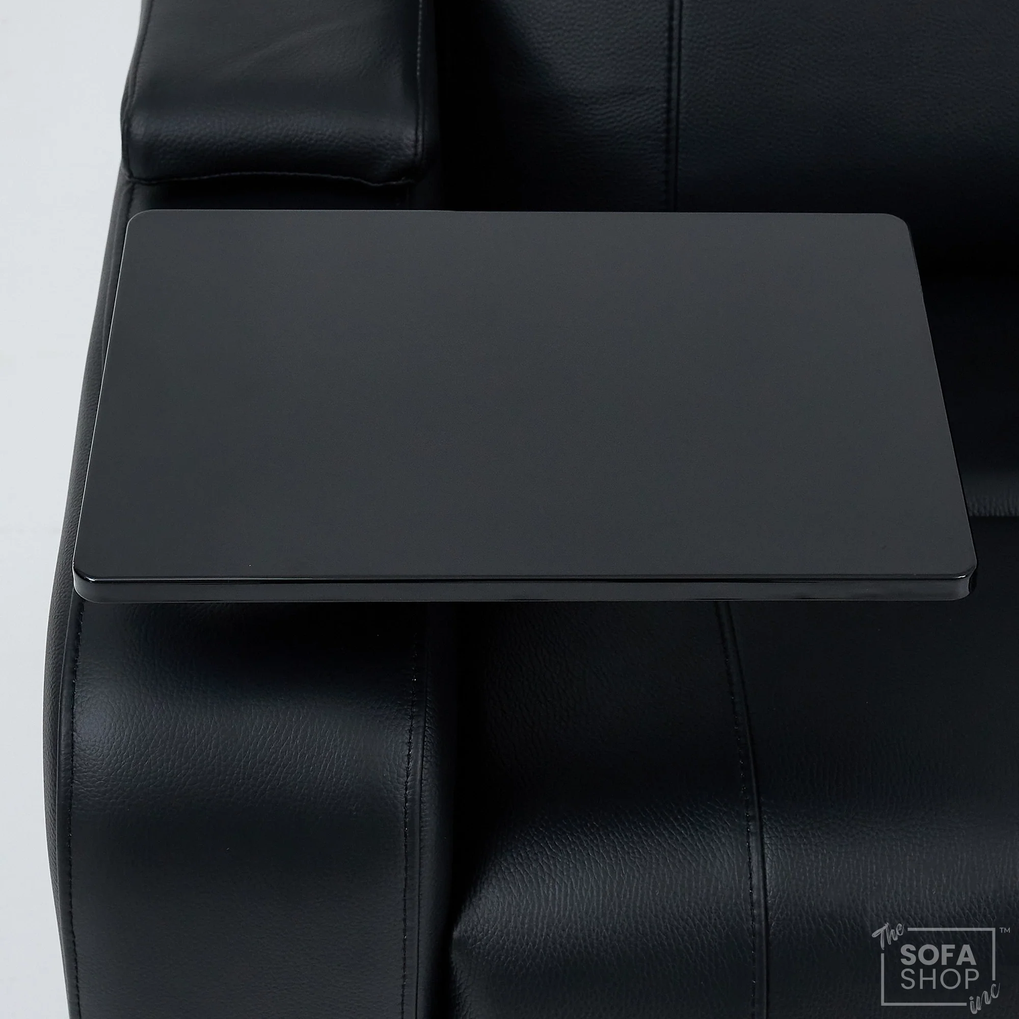 Real Leather 3+1 Seater Electric Recliner Sofa Set | 2-Piece Cinema Suite in Black with Chilled Cupholders & Power Headrests | Assisi | The Sofa Shop - Image 18