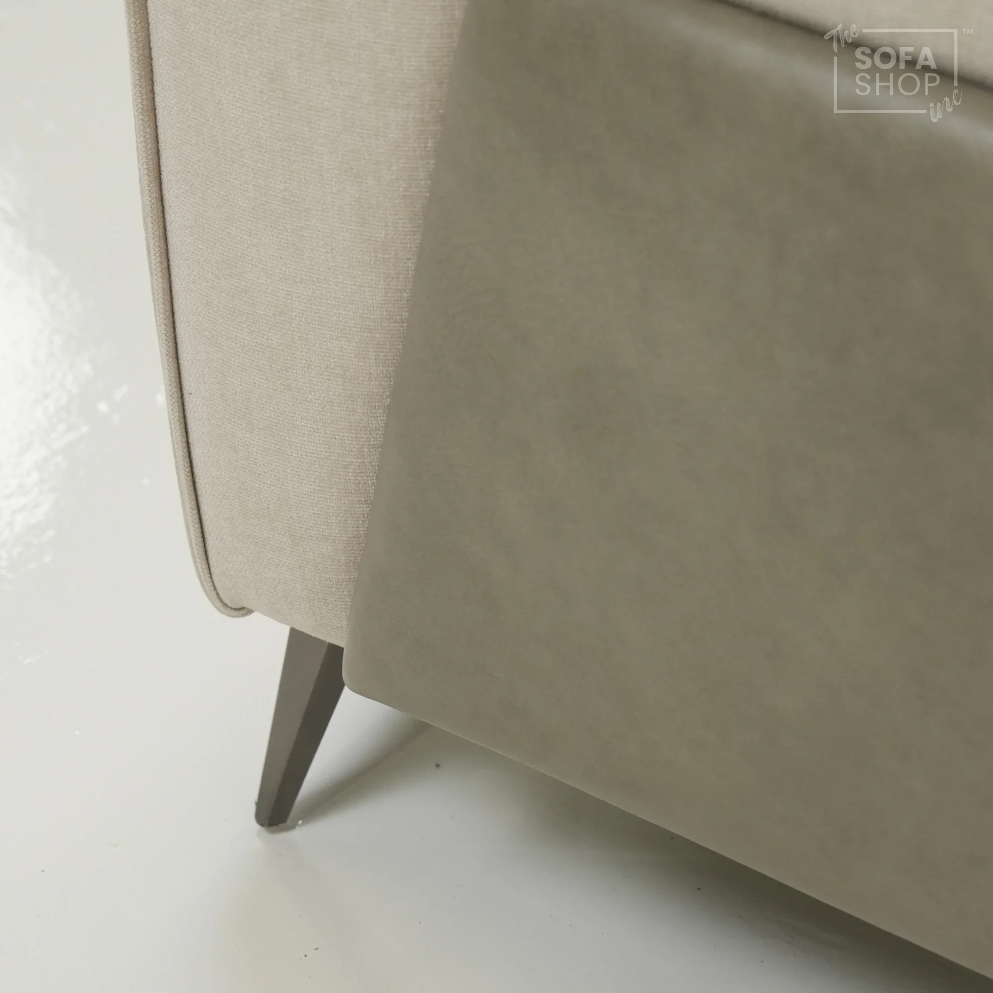 3 Seater Cinema Sofa in Beige Fabric | Hi-Tech Cinema Sofa with Power Recline + Power Headrests + USB-C Charging | Sample | Cadenza | The Sofa Shop - Image 10