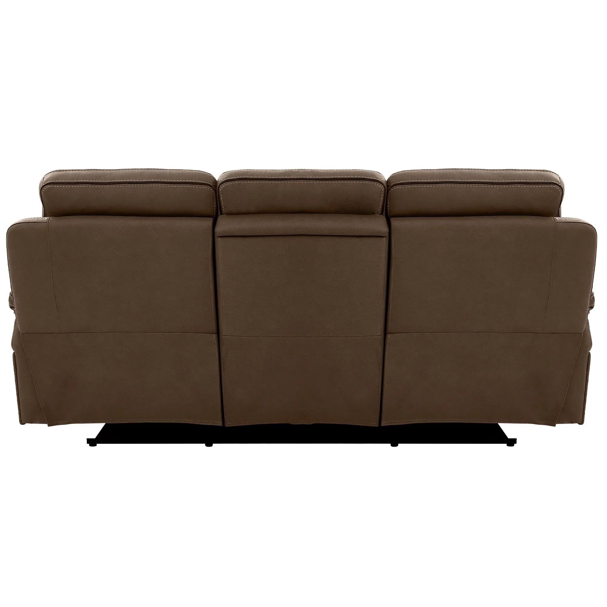 3 Seater Electric Recliner Cinema Sofa in Mocha Brown Fabric | Hi-Tech Sofa With Massage, Heat, Fold-Down Table, Bluetooth Speakers, LED Lights & Power Headrest | Tuscany | The Sofa Shop - Image 24