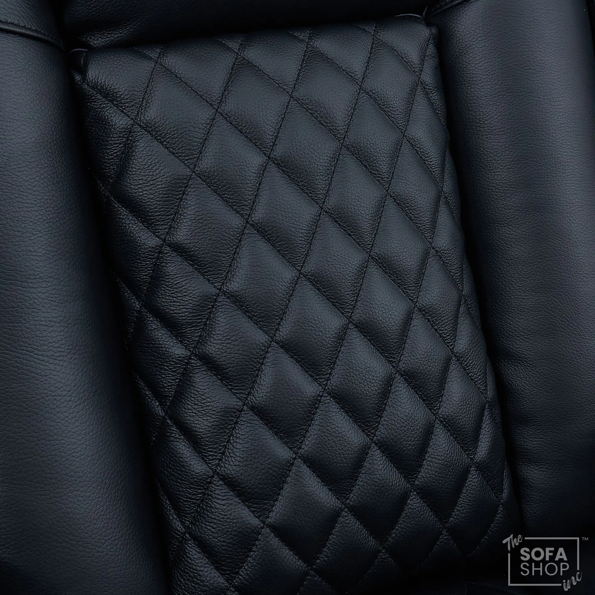 Black Real Leather 2 Seater Electric Recliner Cinema Sofa | Power Headrest, Speakers, Console, Wireless Charging & Cooling Cup Holders | Milano | The Sofa Shop - Image 13