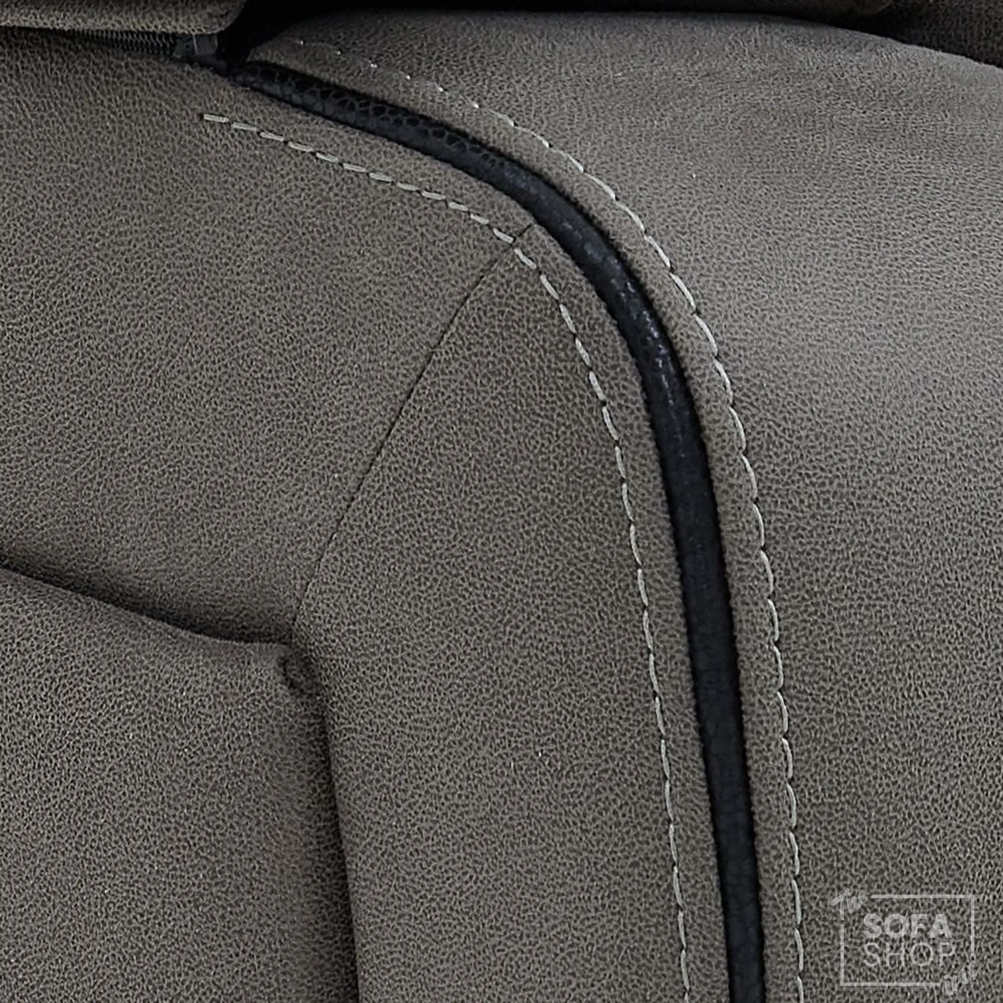 1 Seater Graphite Fabric Electric Recliner Cinema Armchair | Hi-Tech Chair With Vibration Massage, Heat, Cooling Cupholder, Power Headrest & Power Grommet | Tuscany | The Sofa Shop - Image 14
