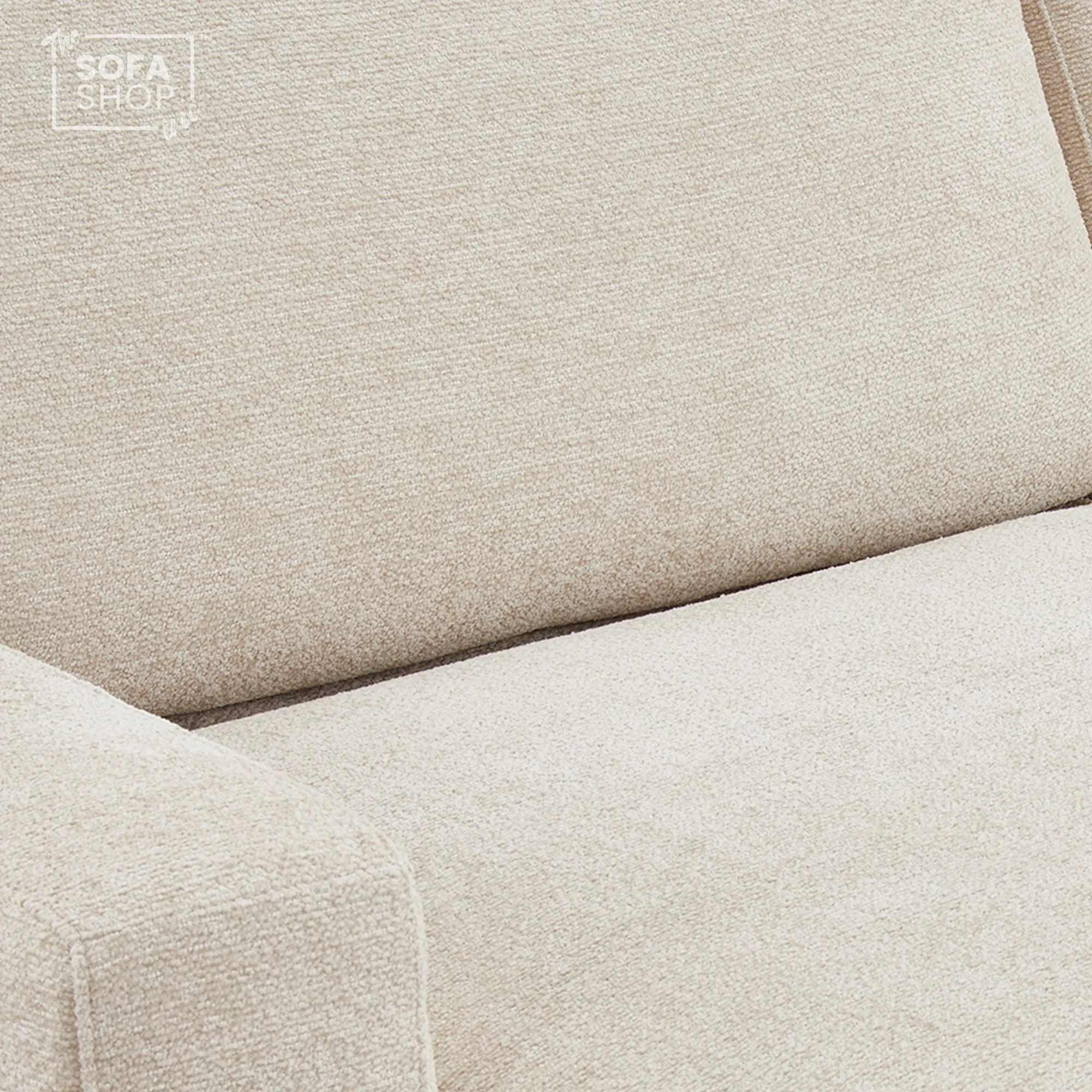 Extendable Electric Sofa - Bed in Cream Chenille Fabric | 3 Seater Power Sliding Couch Perfect for Home Cinema & Movie Nights  | USBc Charging Ports | Palma - Image 10
