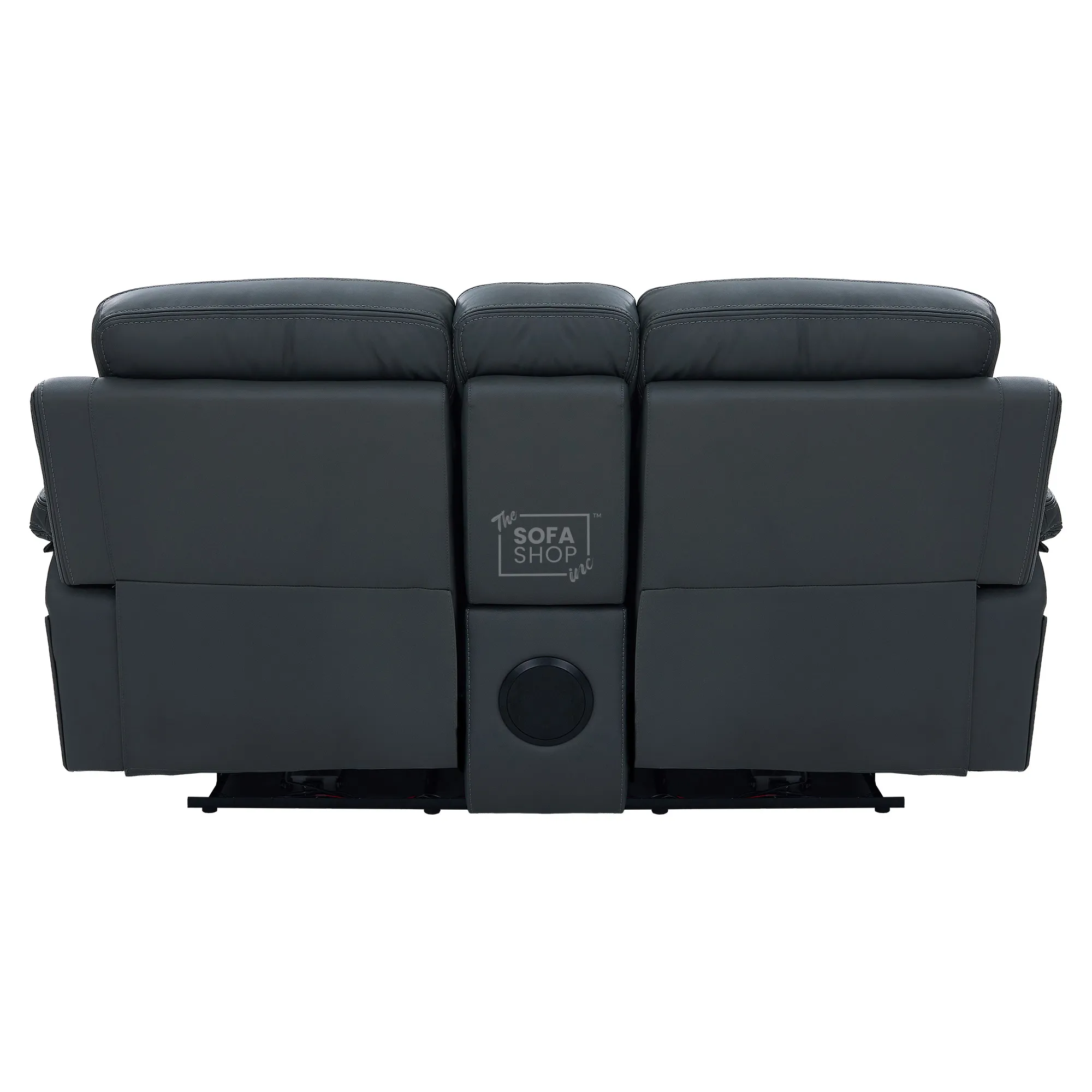 3+2 Grey Genuine Leather Electric Recliner Cinema Sofa | Hi-Tech Sofa Suite with Power Recline, Power Headrests, Wireless Charging, Heating & Cooling Cupholders, Bluetooth Speakers | Sicily | The Sofa Shop - Image 40