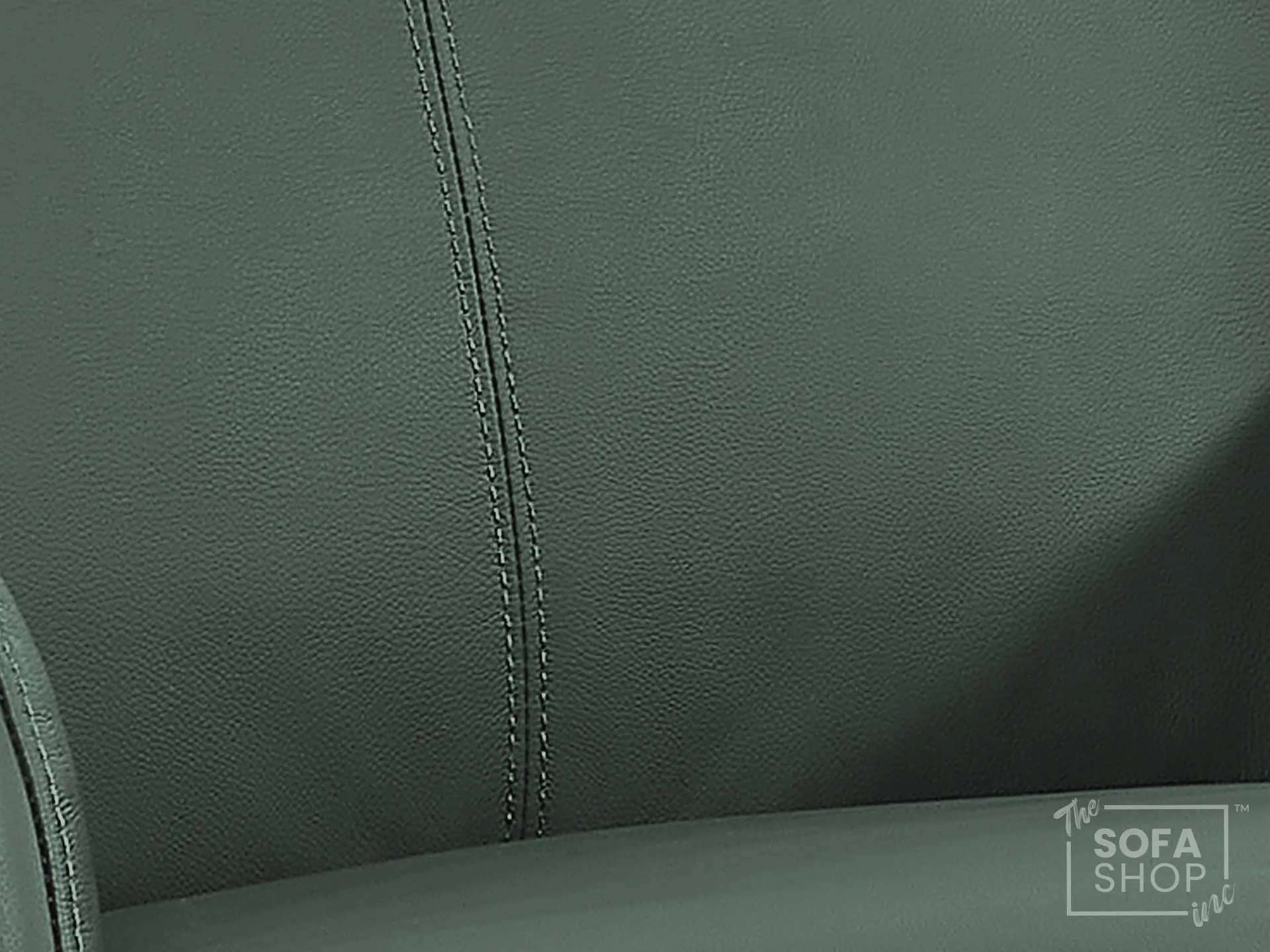 Real Leather Electric Recliner Chair In Green | Hi-Tech Chair with Massage, Power Headrest + USB Charging Ports | Turin - Image 9