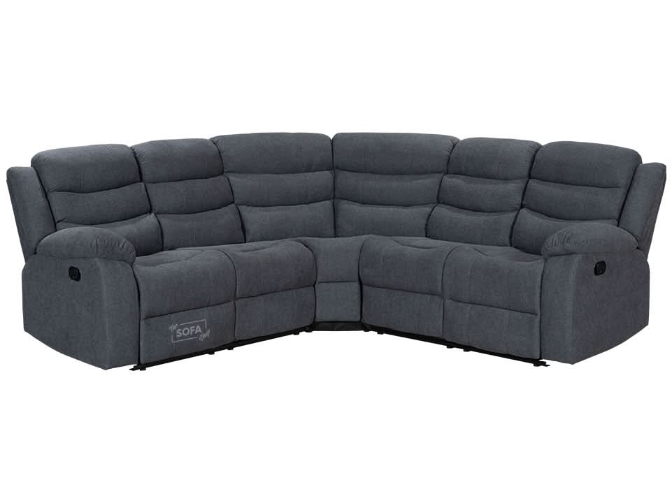 Recliner Corner Sofa in Dark Grey Fabric with Drop Down Tables & Cup Holders I Ex-display I Sortino I The Sofa Shop - Image 10