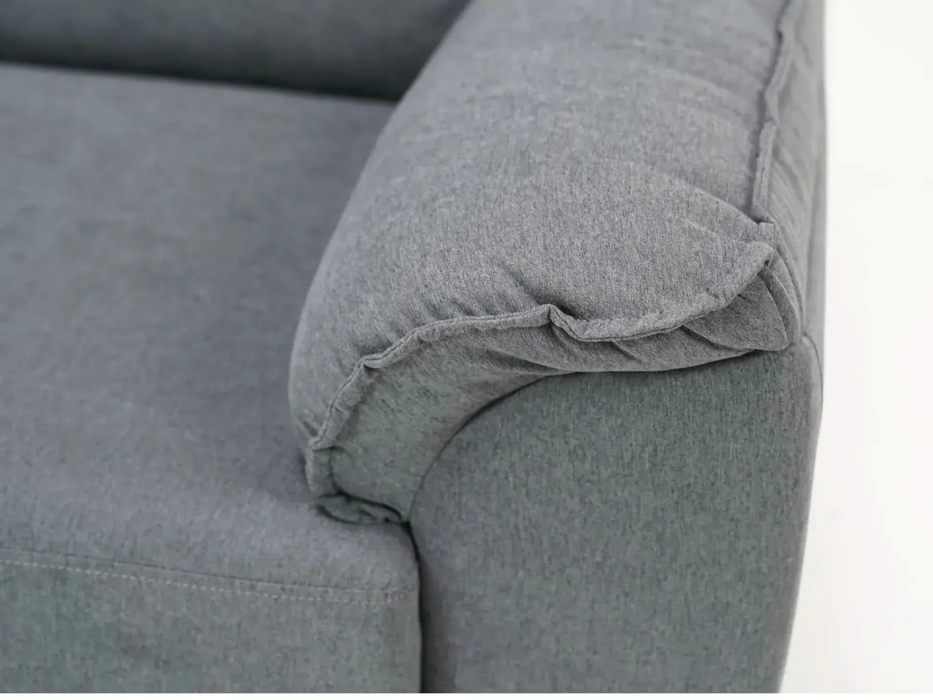 2 Seater Grey Fabric Sofa – Stylish, Space-Saving & Ultra-Comfortable | Sophia - S41 - Image 7