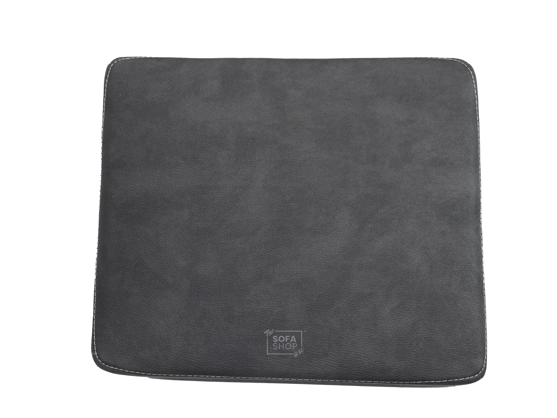 Storage Footstool In Black Fabric - Florence - Image 4