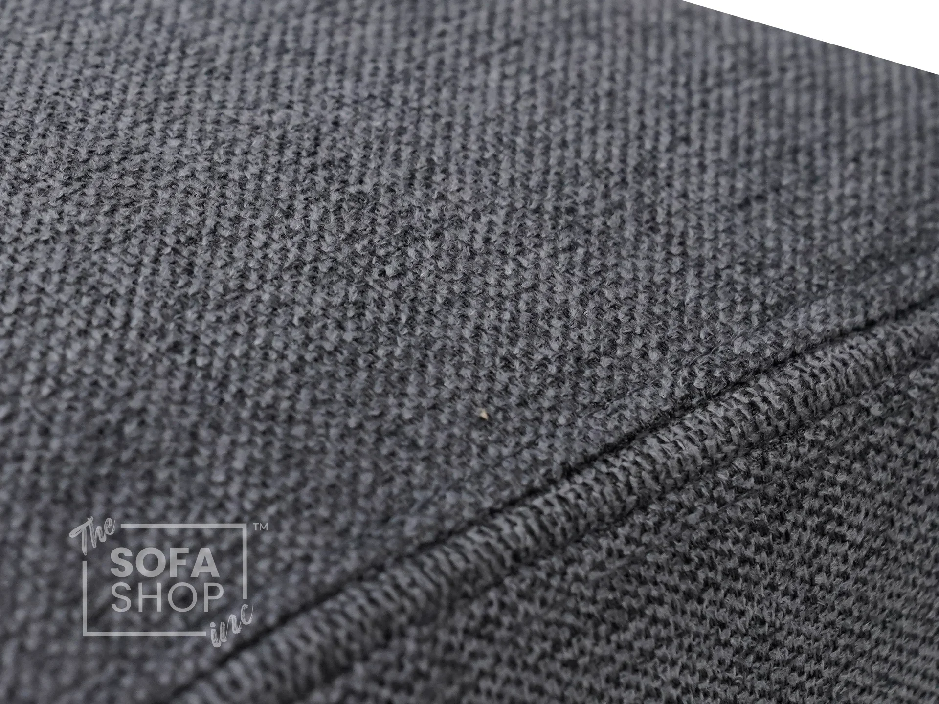 Storage Footstool In Grey Tweed - Ravenna - Image 3