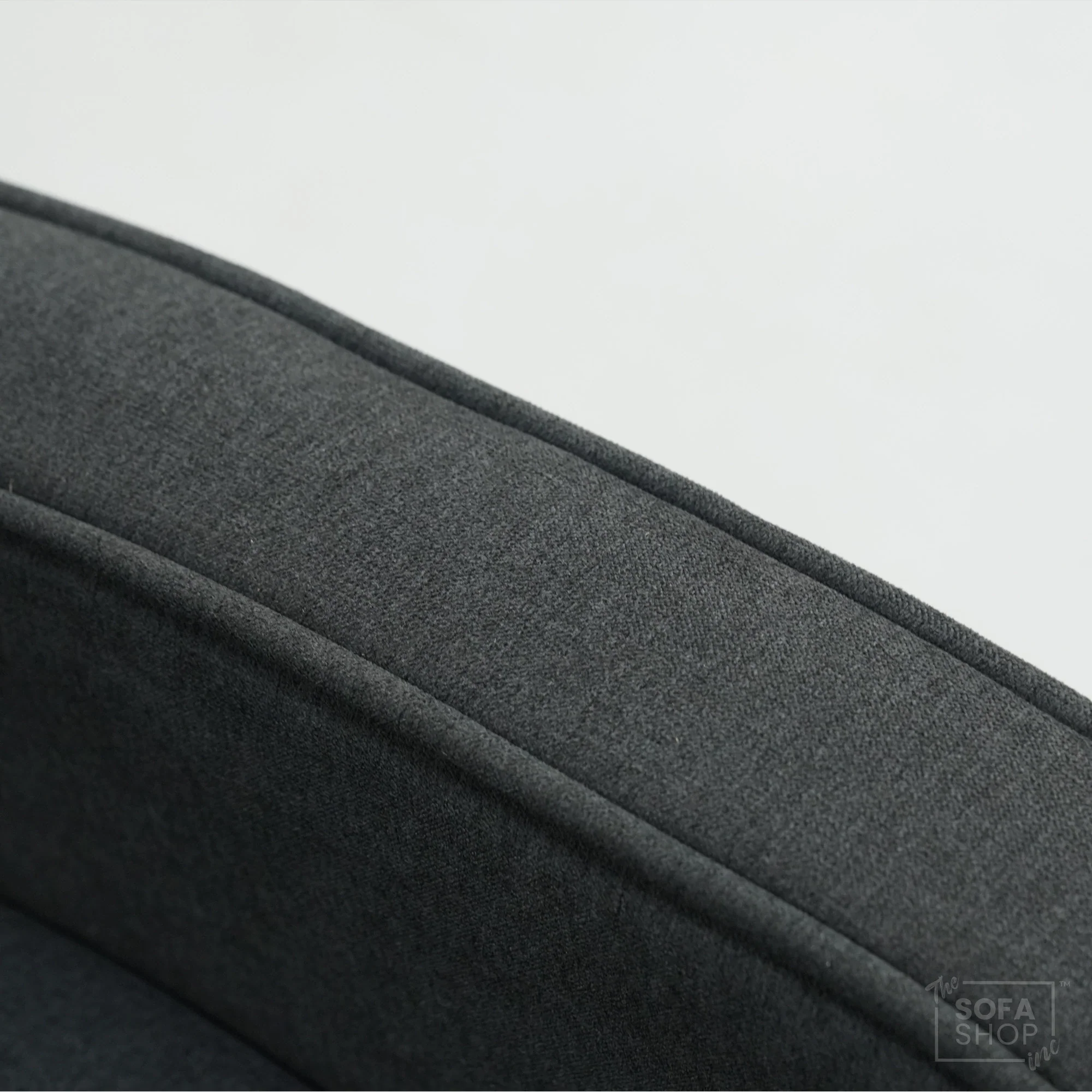 2 Seater Manual Fabric Sofa in Dark Grey | Fully Reclining Seats With Ripped Backrest | Parma | Second Hand Sofa 08 | The Sofa Shop - Image 16