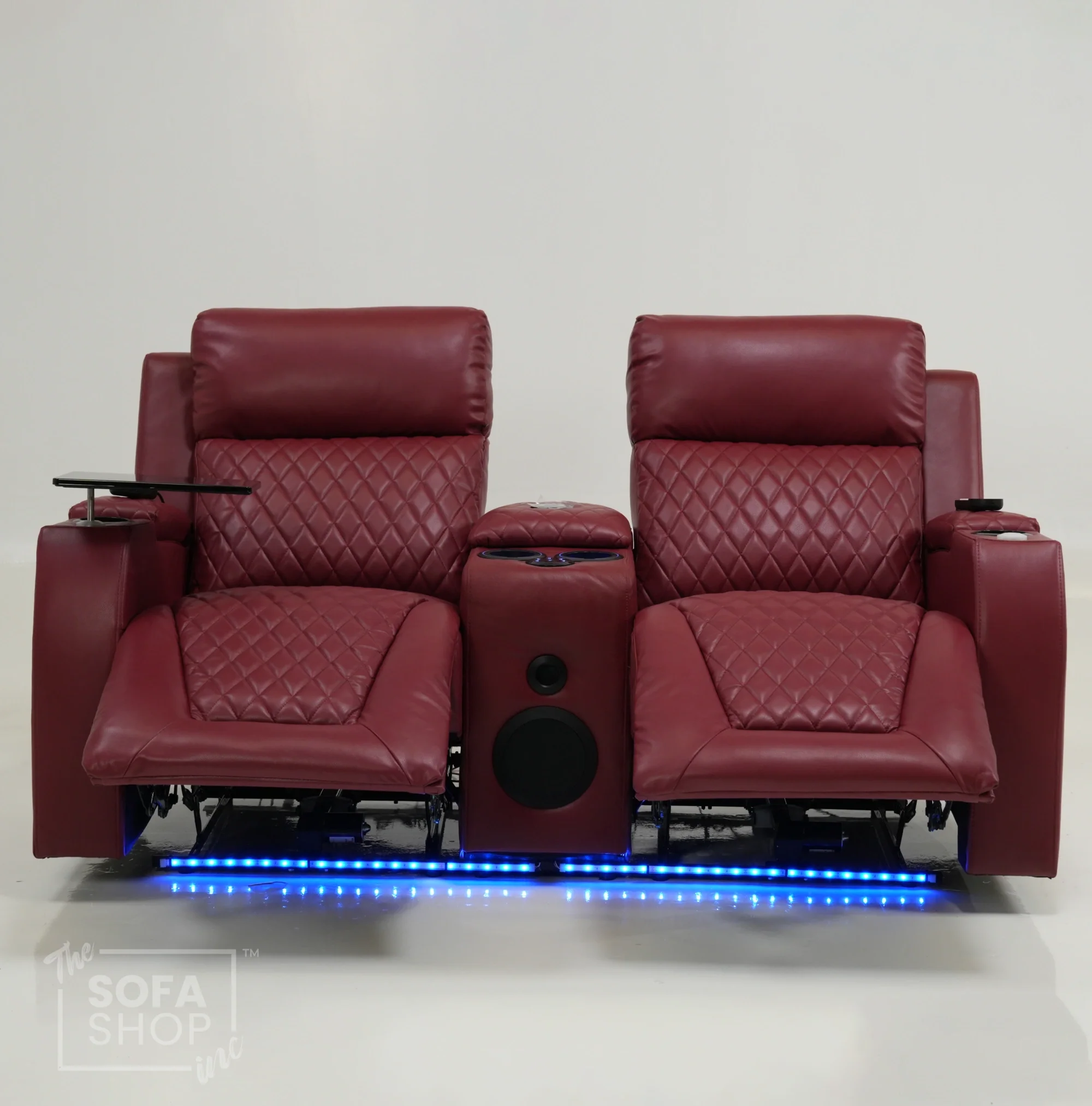 2 Seater Electric Smart Recliner With Massage & Bluetooth | Missing Console Backrest & Scratch | Venice | Second Hand Sofa 32 | The Sofa Shop - Image 15