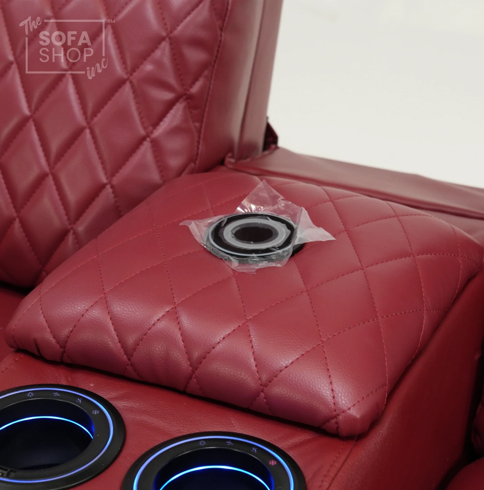 2 Seater Electric Smart Recliner With Massage & Bluetooth | Missing Console Backrest & Scratch | Venice | Second Hand Sofa 32 | The Sofa Shop - Image 7