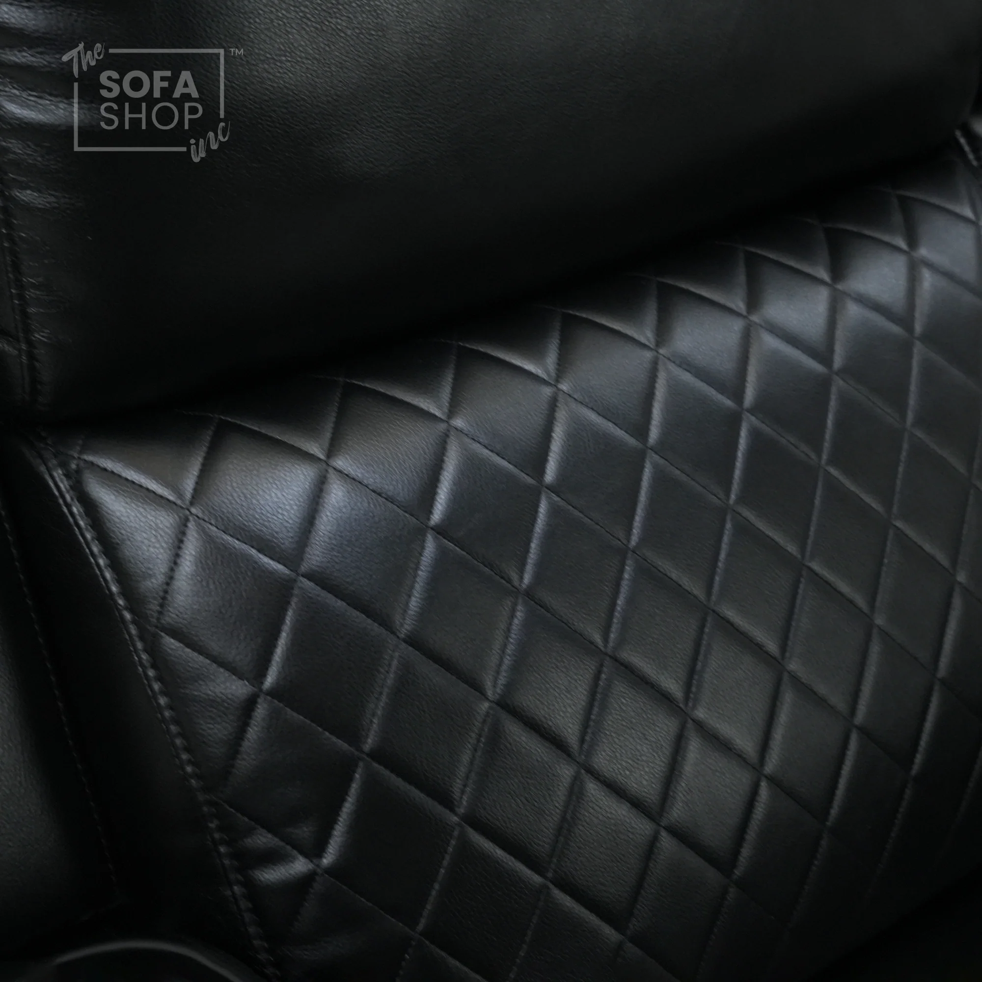 3 Seater Black Leather Smart Recliner With Massage & Tray Tables | Cupholder LED Not Working | Venice | Ex-Display - Image 11